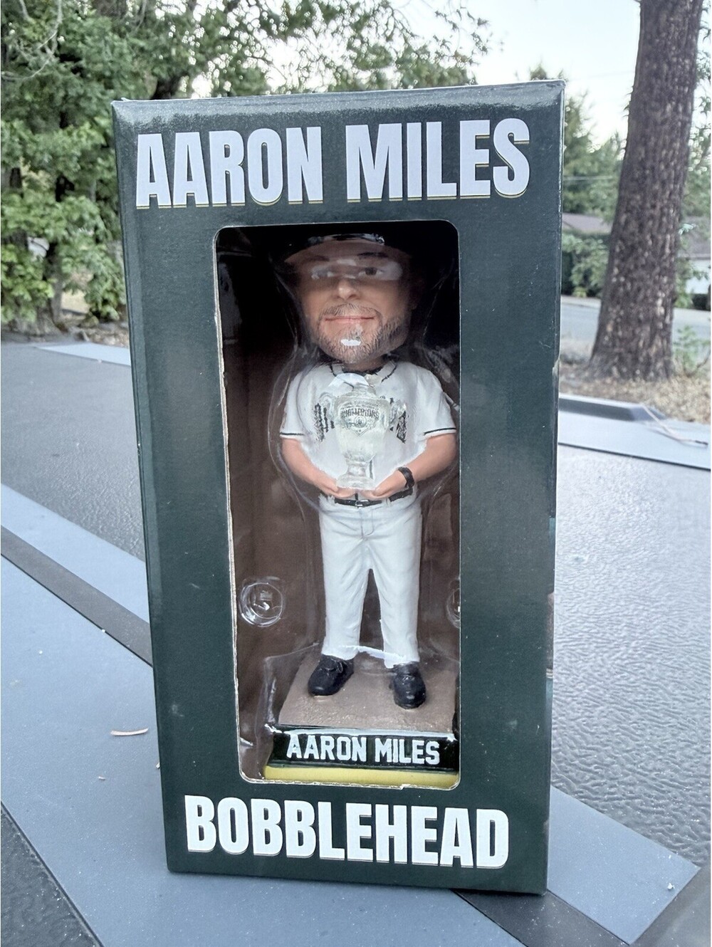 Oakland Ballers B's 8/26/26 Aaron Miles Bobblehead Extremely Rare